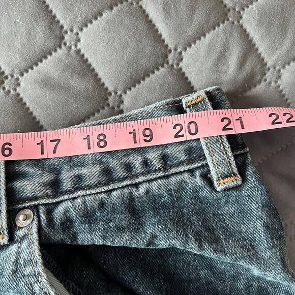 Vintage Eddie Bauer Jeans Men’s 46x30 Blue Denim Button Fly Made in USA 90s - Picture 8 of 10